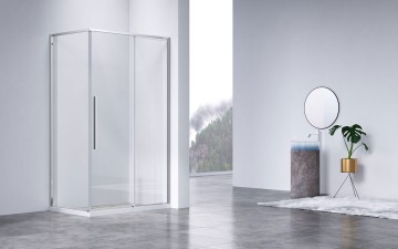 Душевой уголок Слим-Н (Slim-N) VSR-4SN9014CL, 1400*900, хром, стекло прозрачное
