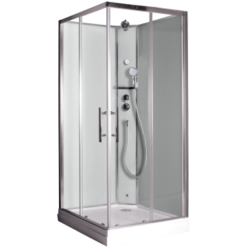 Timo Premium ILMA 101 душевая кабина с крышей, хамам и стульчиком 100*100*222