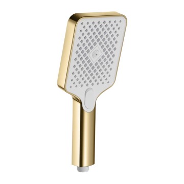 Душевой гарнитур с лейкой и тропическим душем OSGARD FENDI POLISH GOLD 69050