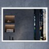 Зеркало LED VLM-3VN9008-2 900х800 c сенсорным выключателем и диммером, антизапотевание