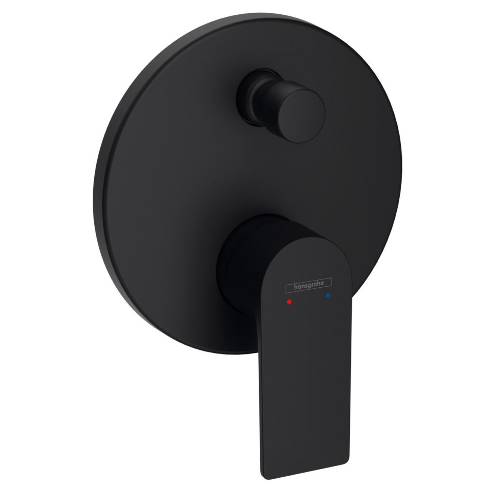 Смеситель для ванны Hansgrohe Rebris E (внешняя часть), 72468670 черный матовый