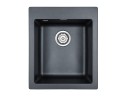 Мойка KANTE 40, IT-GRANIT, PM104249-BLM, черный металлик, 415х490 мм, Paulmark