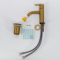Смеситель для раковины CEZARES LEAF-LSM2-SR