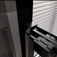 Душевой угол Veconi Premium Trento PTC-SP-30B, 1500х1000x2000, черный матовый, стекло прозрачное