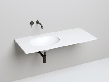 Раковина встраиваемая MAREA 11 в цвете по RAL 550х400х135 S-Sense Глянцевое
