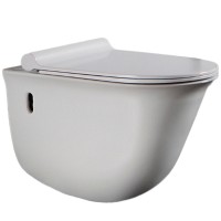 Унитаз подвесной Ceramalux с сиденьем Белый TR2170