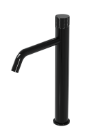 Смеситель для раковины на столешницу MILLEAU Tissage ML0326KLH-GB, Черный глянец