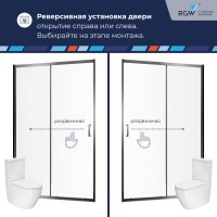 Душевая дверь RGW PA-14Gr (Прозрачное, 1500)