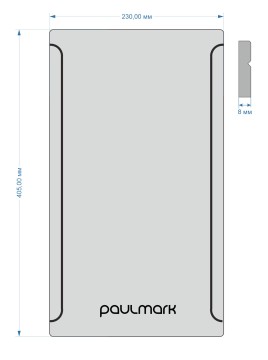 Разделочная доска PLATTE-405, HPL-пластик, Pl405-SD, дуб делано, 405х230мм, Paulmark