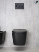 Унитаз подвесной Gid Tr2140Bm 62255Y черный матовый 51x35x37.5