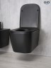Унитаз подвесной Gid Tr2140Bm 62255Y черный матовый 51x35x37.5