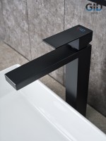 Смеситель высокий для раковины Gid Anchel SS979-BM-D SS979BMD черный матовый