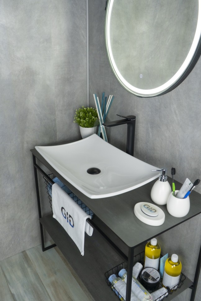 Раковина Gid N9177 51170 накладная белая 60x39x11.5