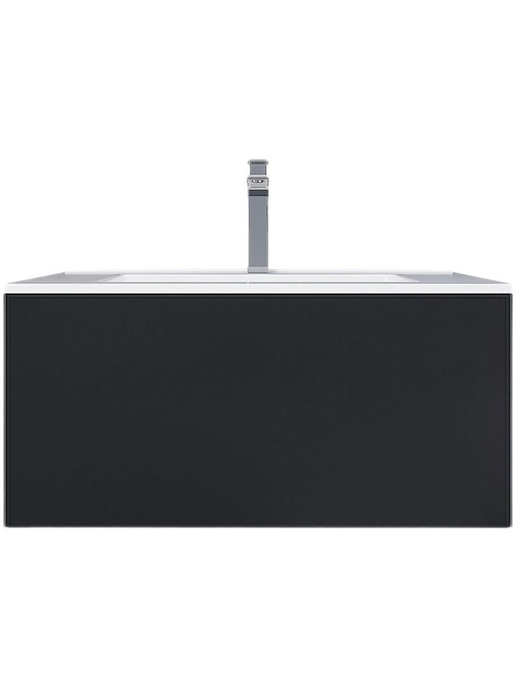 Тумба под раковину 75 см, Uperwood Parma Premium, черная