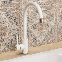 Смеситель для кухни Uperwood Quartz Premium UPD-02-01, белый