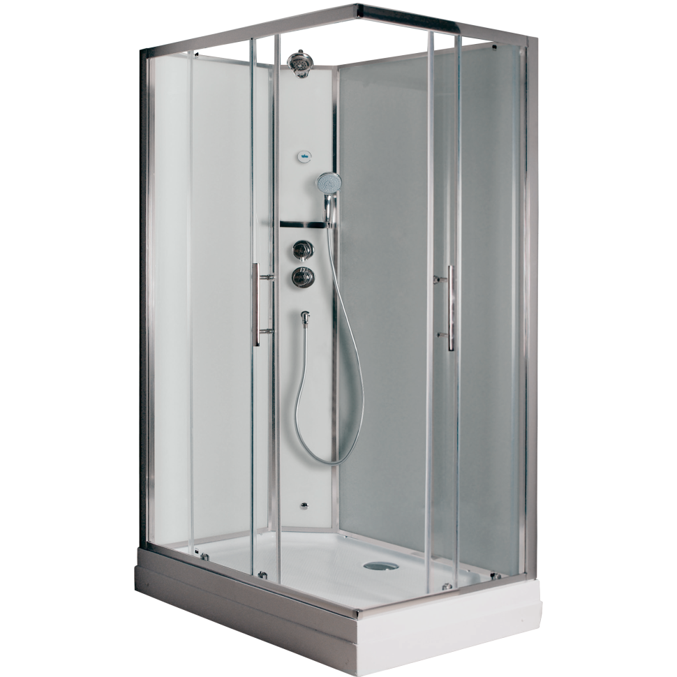 Timo Premium ILMA 102 L душевая кабина с крышей, хамам и стульчиком 120*80*222