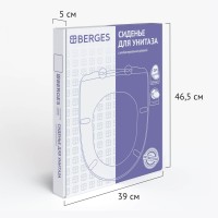 Сиденье для унитаза BERGES Real SO