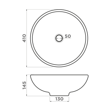 Раковина для ванной Omoikiri Hitomi-BL Marble Natceramic/BL Marble