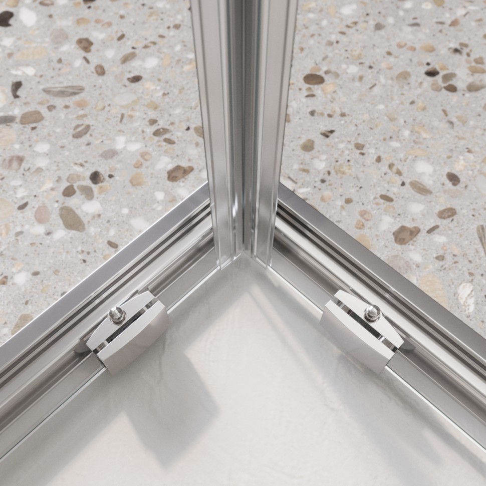 Душевой уголок BelBagno LUCE-AH-22-150/120-C-Cr