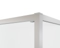 Душевой уголок Теси (Tesi) VSRW-7TS9090CLG, 900*900, брашированное золото, стекло прозрачное
