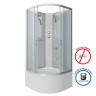 Душевая кабина Niagara Classic NG-2308-14BK (90х90х200) высокий поддон(40см),стекло матовое,4 места