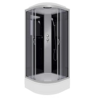 Душевая кабина Niagara Classic NG-3502-14 (100х100х215) средний поддон(26см),стекло тонированное,4 места