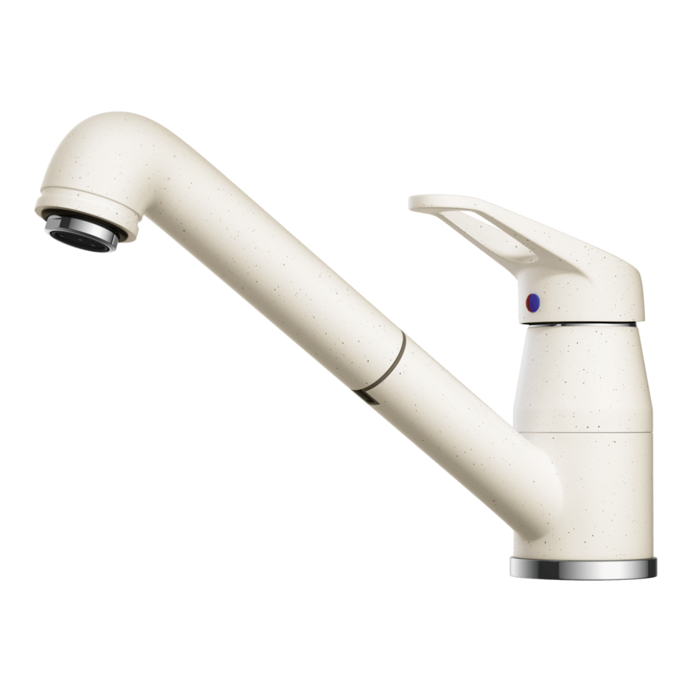 Смеситель для кухни Omoikiri Tateyama-S-WH латунь/белый