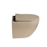 Унитаз подвесной Globo VT1-14STMC Tornado, цвет капучино матовый, ультратонкое сиденье soft-close