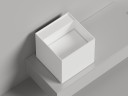 Раковина накладная ARMONIA SQUARE TOP 03   без отверстия под смеситель 450х450х450 S-Stone Матовое