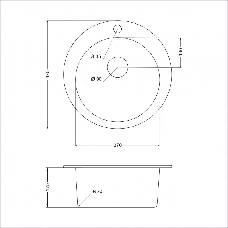 Мойка EMAR EMQ-1475.C EMQ-1475.C Алмаз