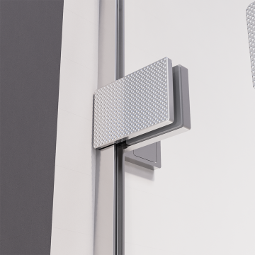 Душевой угол распашной Veconi Premium Alassio SP CH, 1500х800x2000, хром, стекло прозрачное осветленное