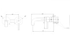 Смеситель ABBER Wasser Kreis AF8112B для раковины скрытого монтажа, черный матовый