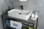 Раковина Gid N9256 51172 накладная белая 60x42x14