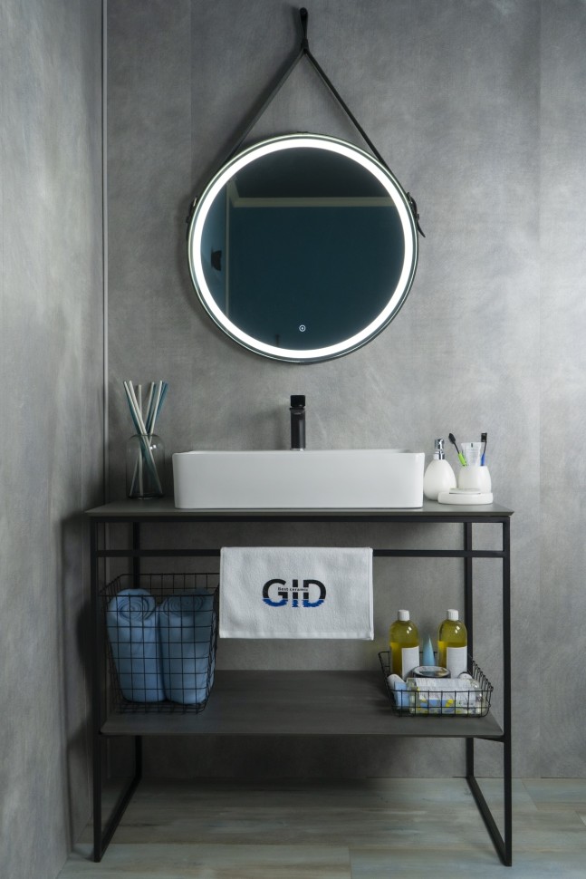 Раковина Gid N9256 51172 накладная белая 60x42x14