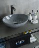 Раковина Gid Mnc331 54430 накладная под камень глянцевая 41x34x15