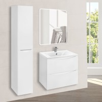 База под раковину Vincea  Mia 600 подвесная, 2 выкатных ящика soft close, G.White
