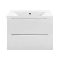 База под раковину Vincea  Mia 600 подвесная, 2 выкатных ящика soft close, G.White