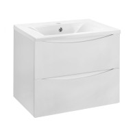 База под раковину Vincea  Mia 600 подвесная, 2 выкатных ящика soft close, G.White