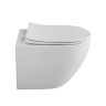 Унитаз подвесной безободковый с сиденьем BelBagno UNO 2.0 BB7306CHR/SC