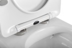 Унитаз подвесной безободковый с сиденьем BelBagno UNO 2.0 BB7306CHR/SC