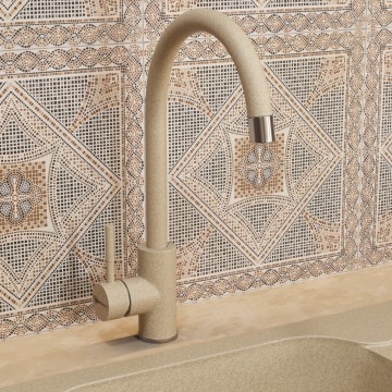 Смеситель для кухни Uperwood Quartz Premium UPD-02-02, бежевый