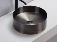 Раковина-чаша Cerama Lux 40 ST002GRJ Оружейная сталь