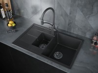 Смеситель для кухни SIEGEN, черный, Si213111-308, Paulmark