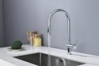 AQM9901CR Cucina Смеситель для кухни с выдвижным U-образным изливом, хром