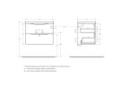 База под раковину подвесная BelBagno MARINO-CER-700-2C-SO-RNG-P Rovere Nature Grigio