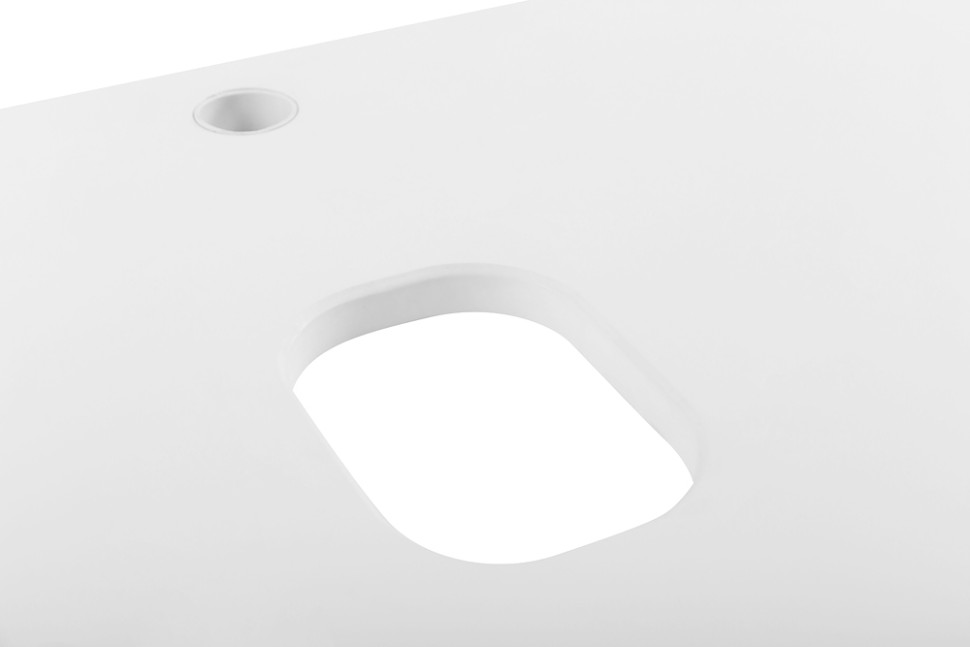 Столешница из МДФ BelBagno EK-120-AS-BL-R Bianco Lucido