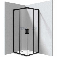 Душевая кабина, с поддоном, прямоугольная - 80x90 см