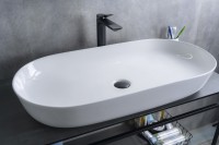 Раковина Gid N9348 51200 накладная белая 81x41x14