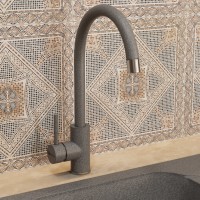 Смеситель для кухни Uperwood Quartz Premium UPD-02-03, серый