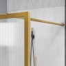 Душевая перегородка Walk-In VSW-1HP120FLBG, 1200*2000, брашированное золото, стекло рифленое